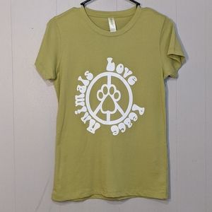 Econscious Peace Love Animals Tee